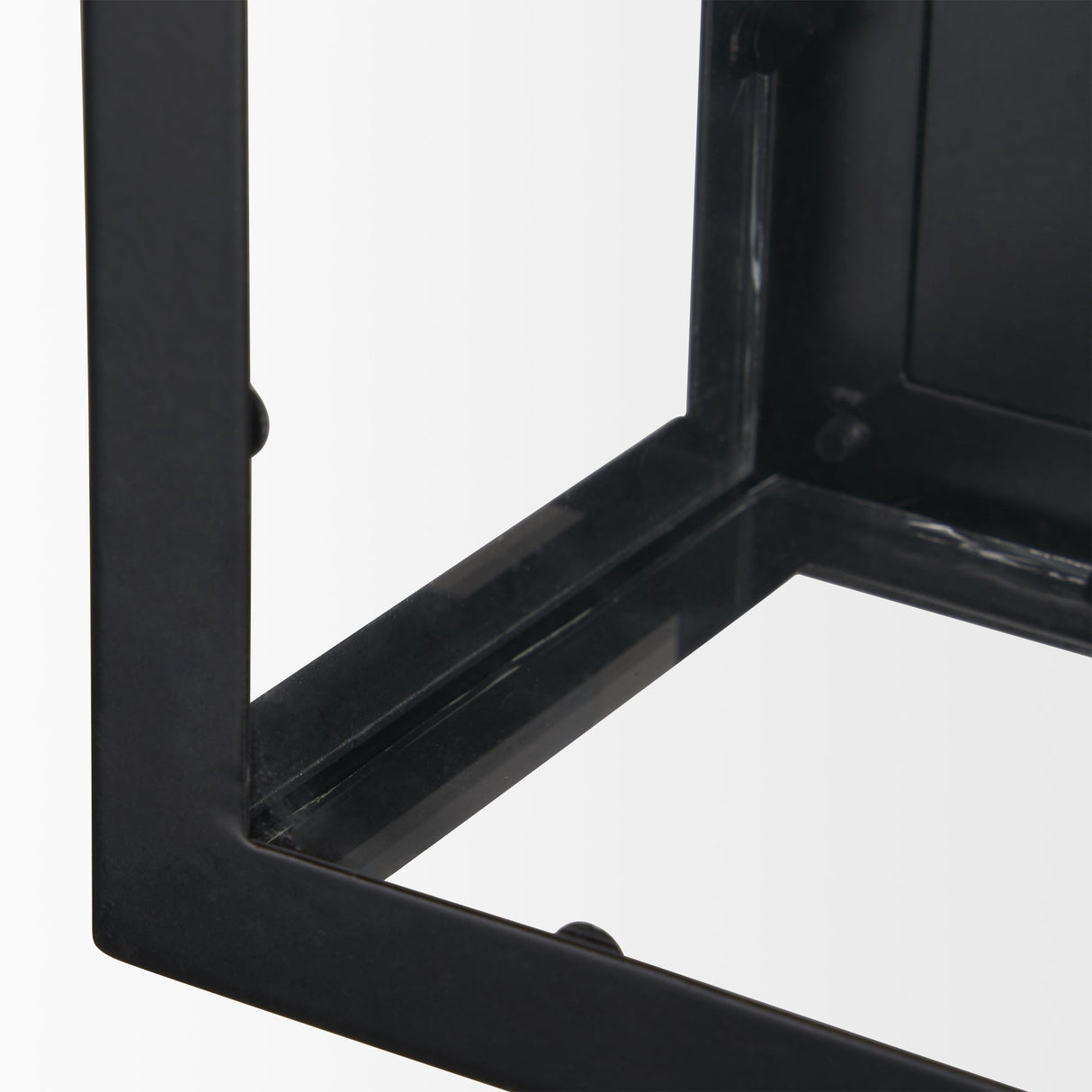 Cairn Matte Black Metal w/ Glass 1-Light Wall Sconce by Mercana at Eve Furniture