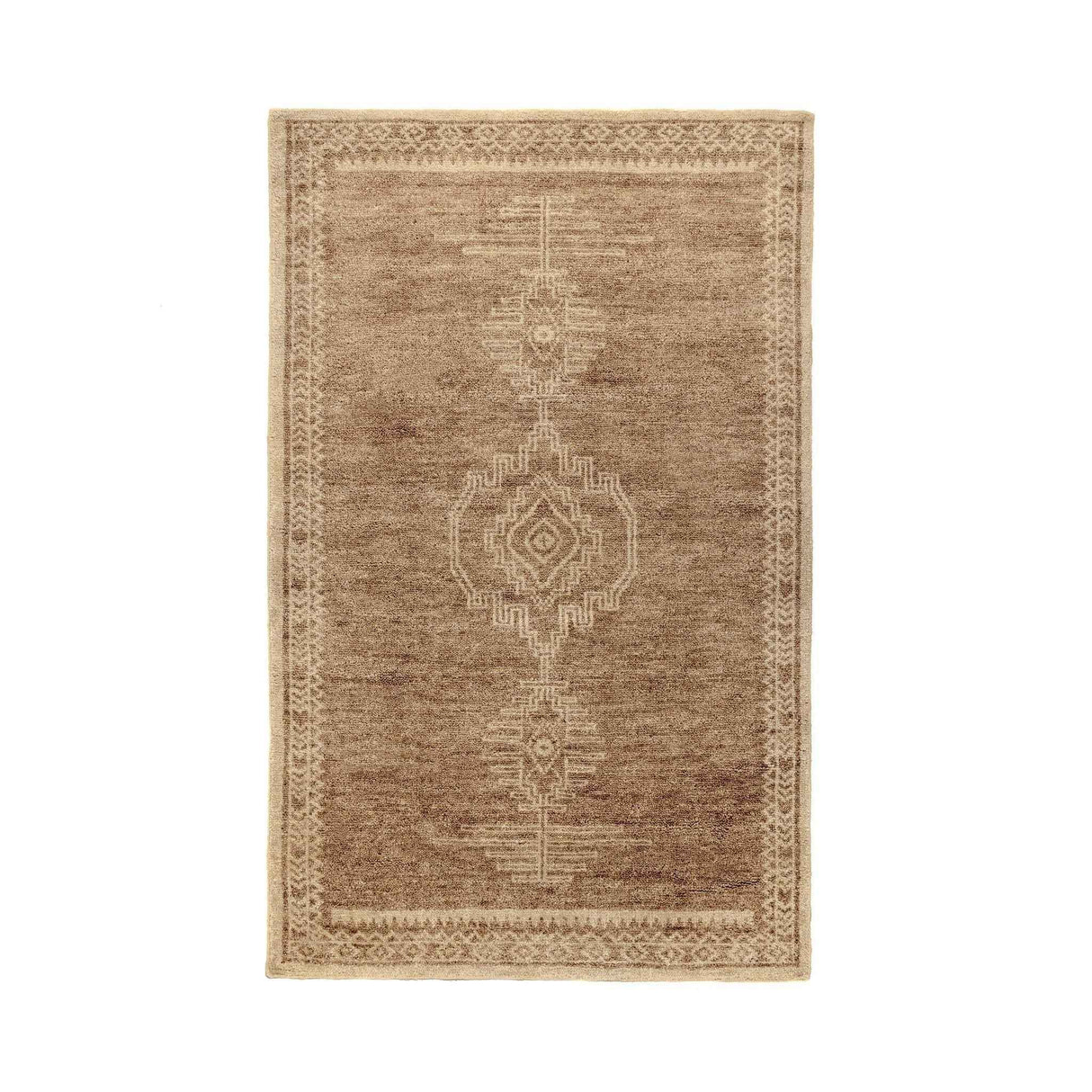 Cairo Desert Brown Hand Knotted Rug by Classic Home at Eve Furniture