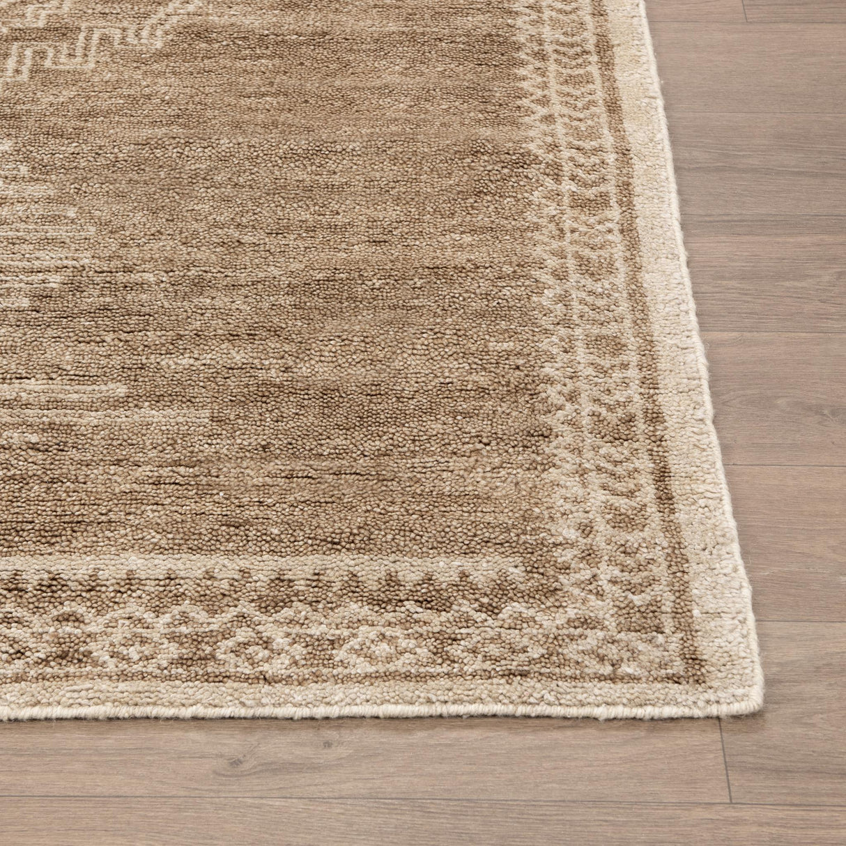 Cairo Desert Brown Hand Knotted Rug by Classic Home at Eve Furniture