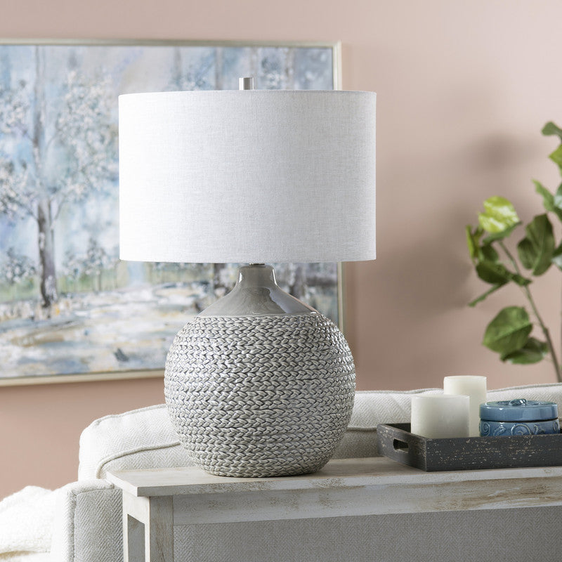 Cairo Grey Table Lamp by Crestview at Eve Furniture