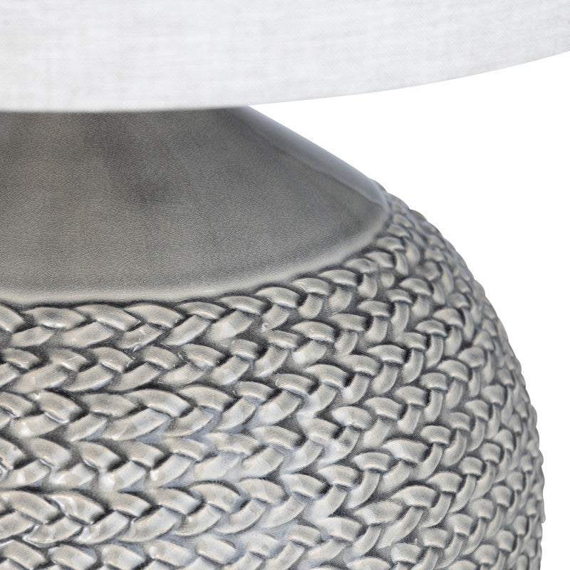 Cairo Grey Table Lamp by Crestview at Eve Furniture