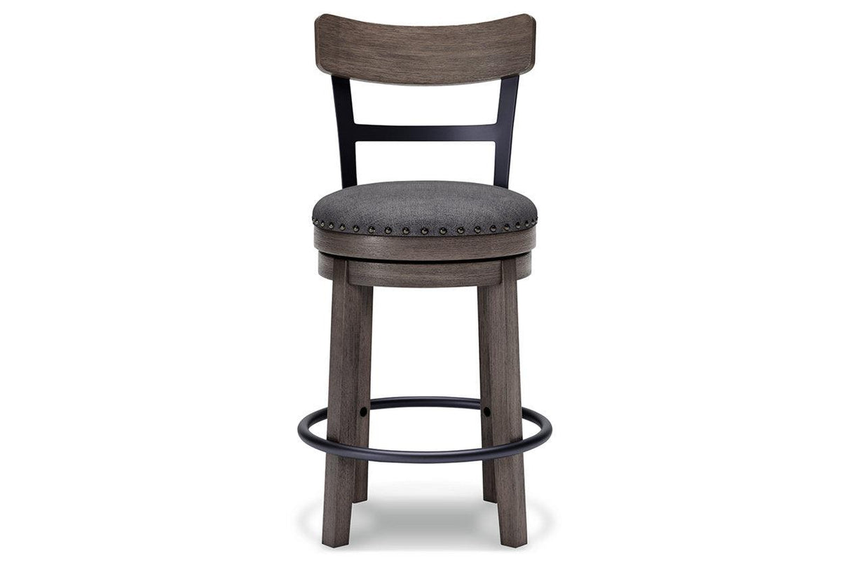 Caitbrook Gray Counter Height Barstool by Ashley at Eve Furniture