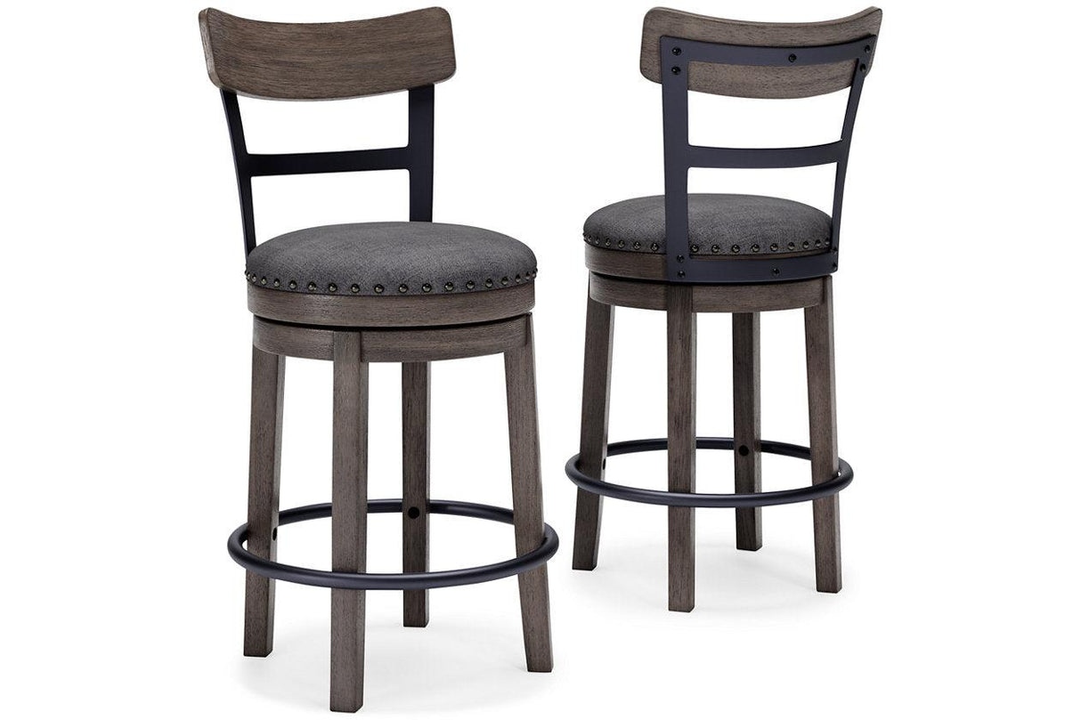 Caitbrook Gray Counter Height Barstool by Ashley at Eve Furniture