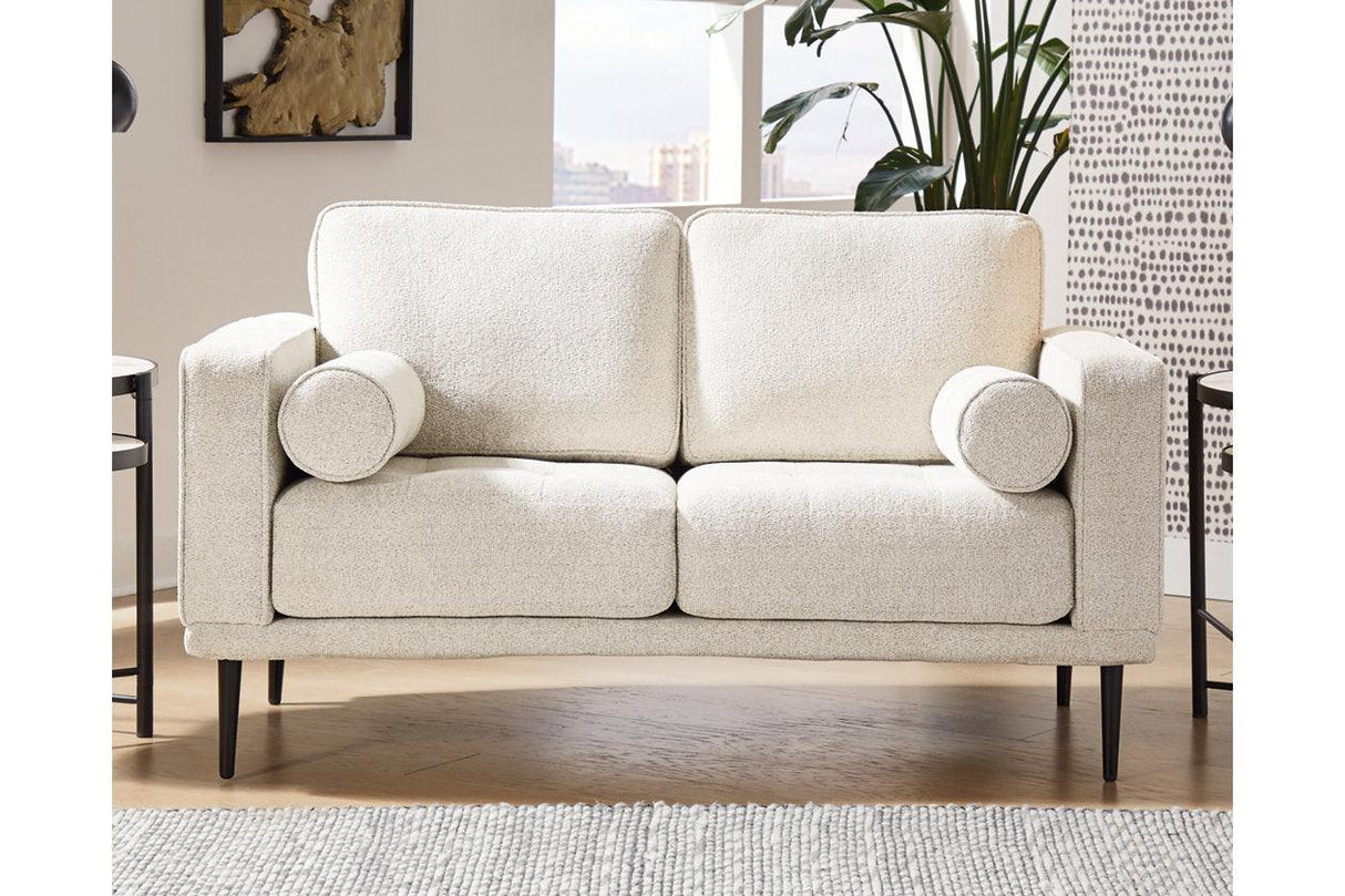 Caladeron Sandstone Loveseat by Ashley at Eve Furniture