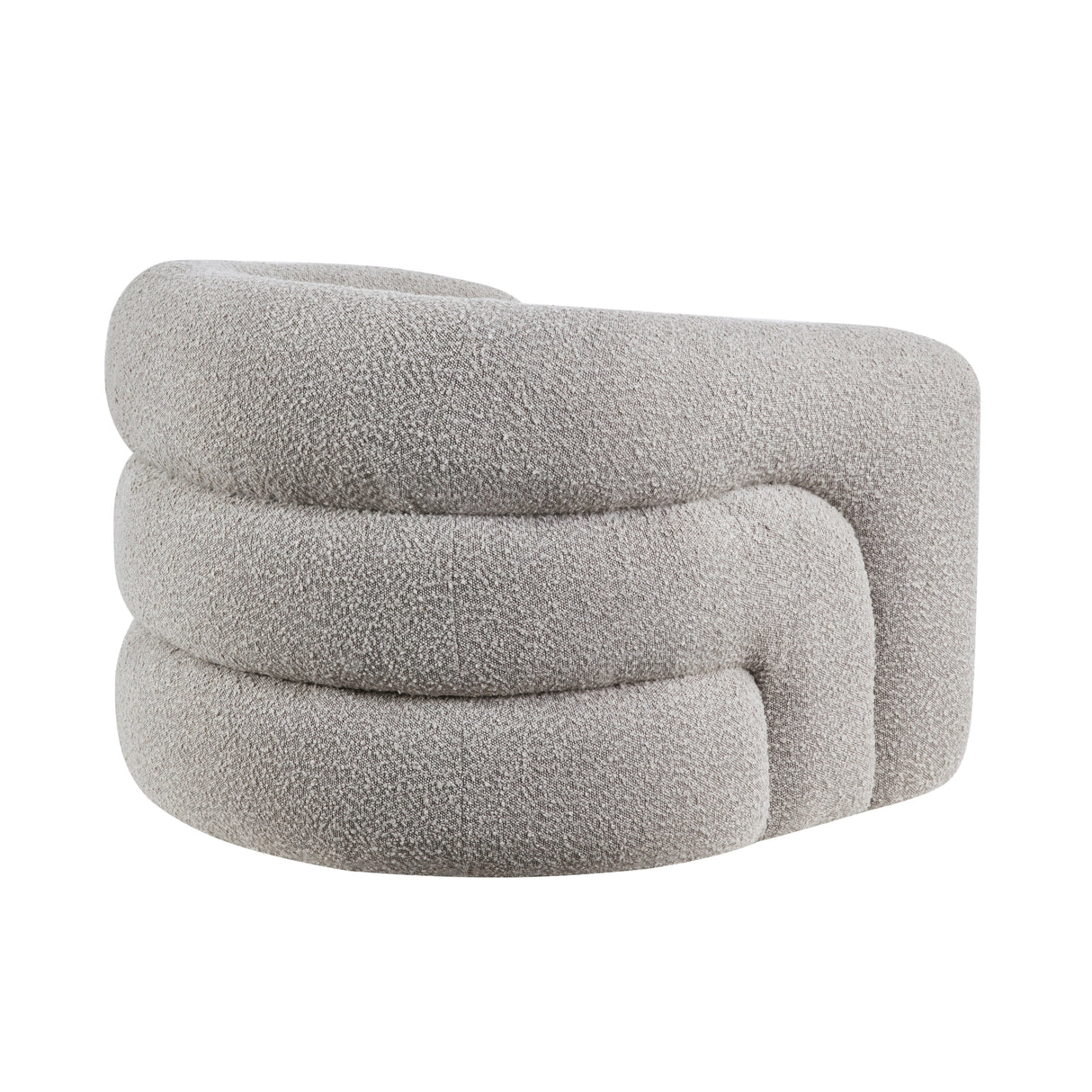 Caldera Gray Swivel Accent Chair by Homelegance at Eve Furniture
