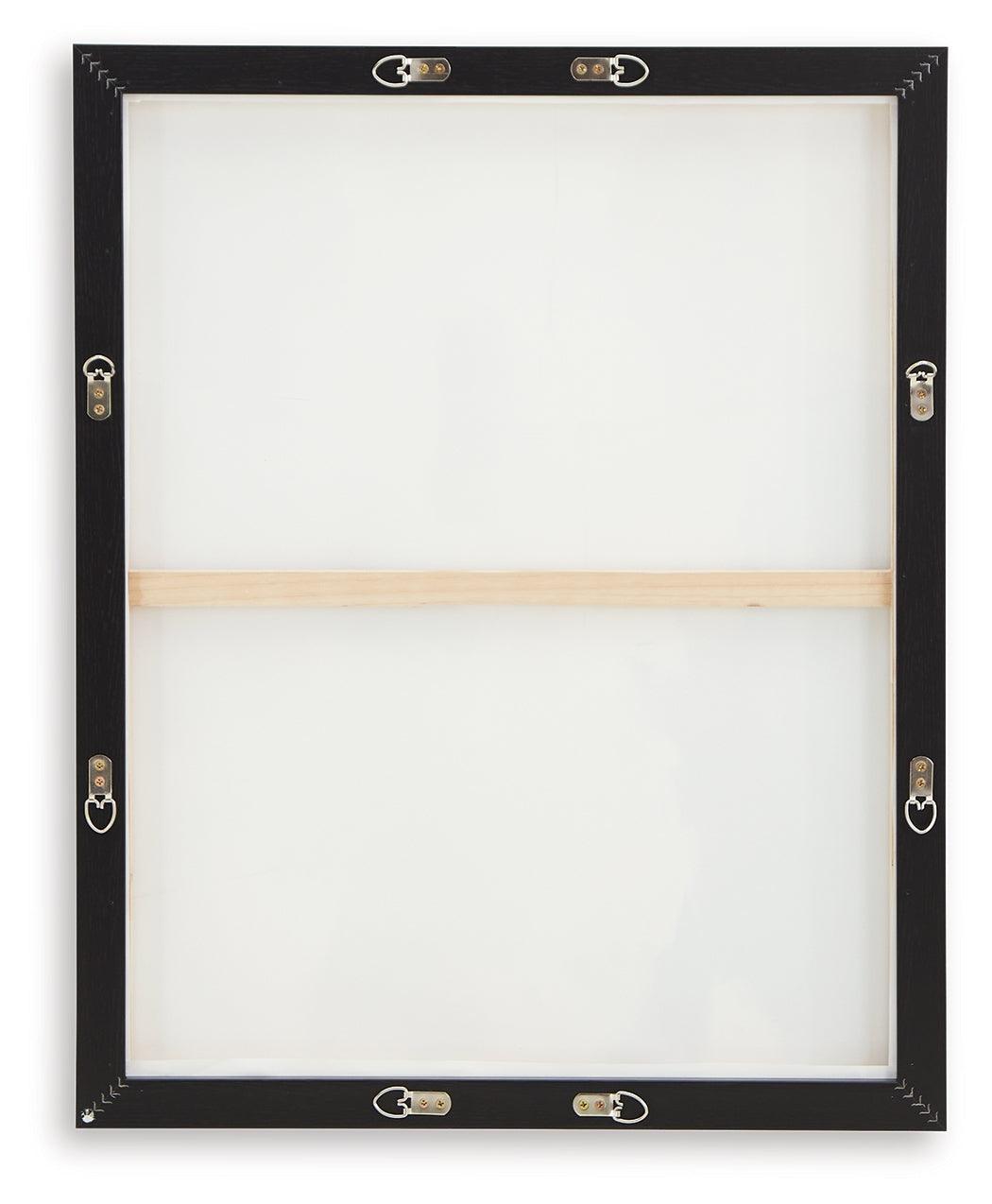 Caldish Blue/White/Pink Wall Art by Ashley at Eve Furniture