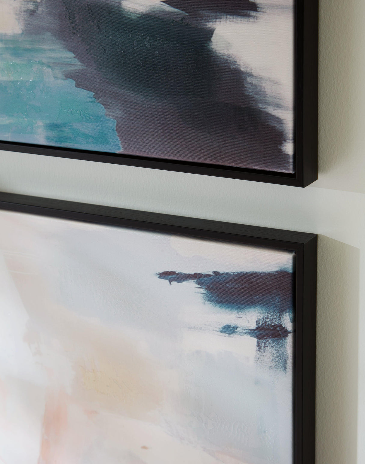 Caldish Blue/White/Pink Wall Art by Ashley at Eve Furniture