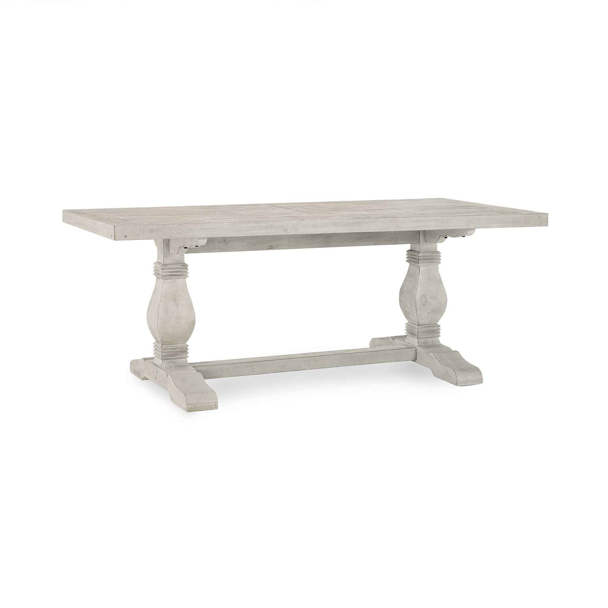 Caleb Distressed Ivory Dining Table by Classic Home at Eve Furniture