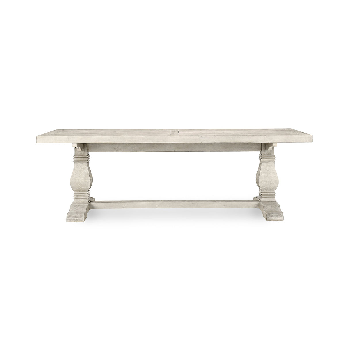 Caleb Distressed Ivory Rectangular Dining Table by Classic Home at Eve Furniture