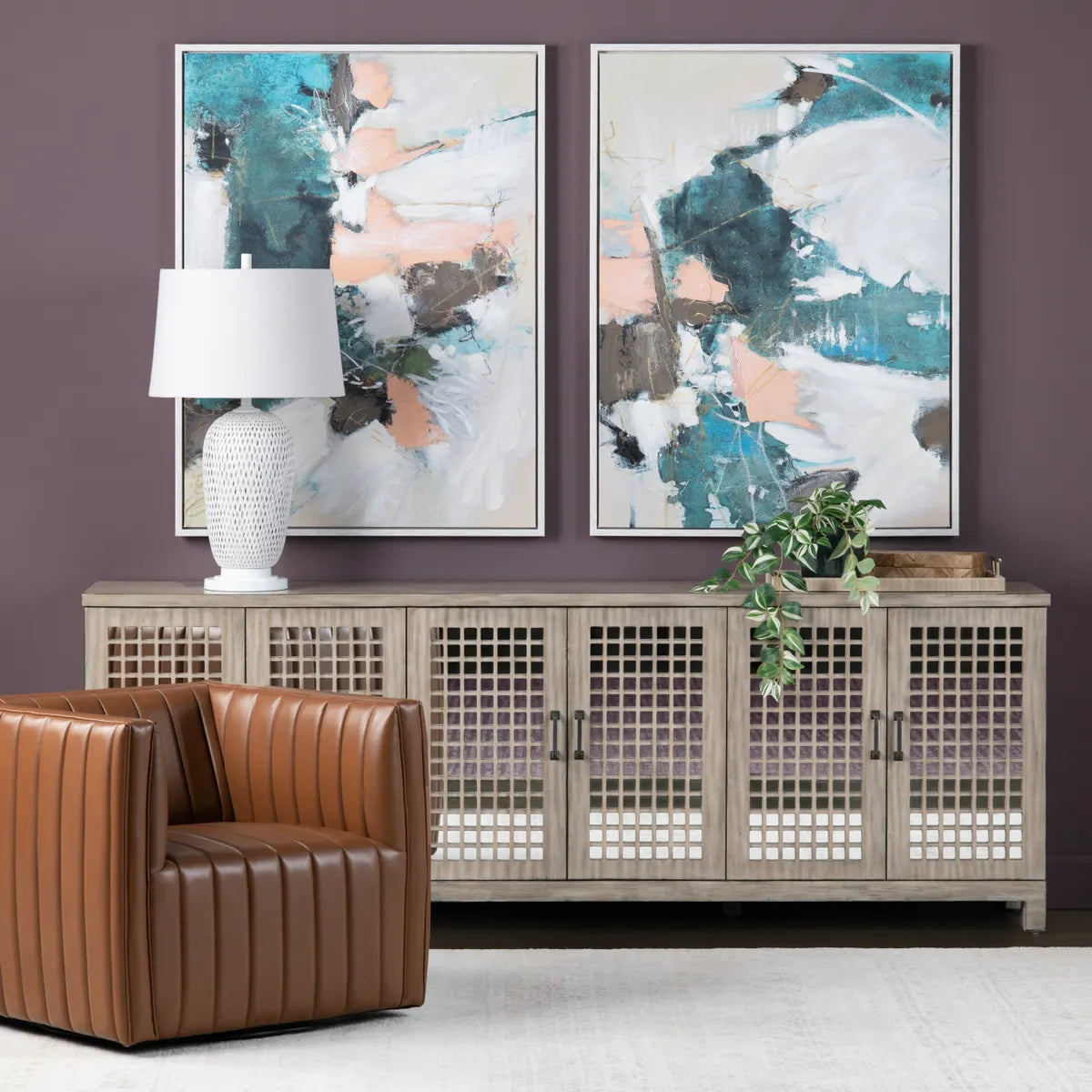 Calhoun Blue/White Canvas by Crestview at Eve Furniture