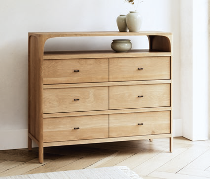 Cali 6-Drawer Oak Dresser by Co.House Designs at Eve Furniture