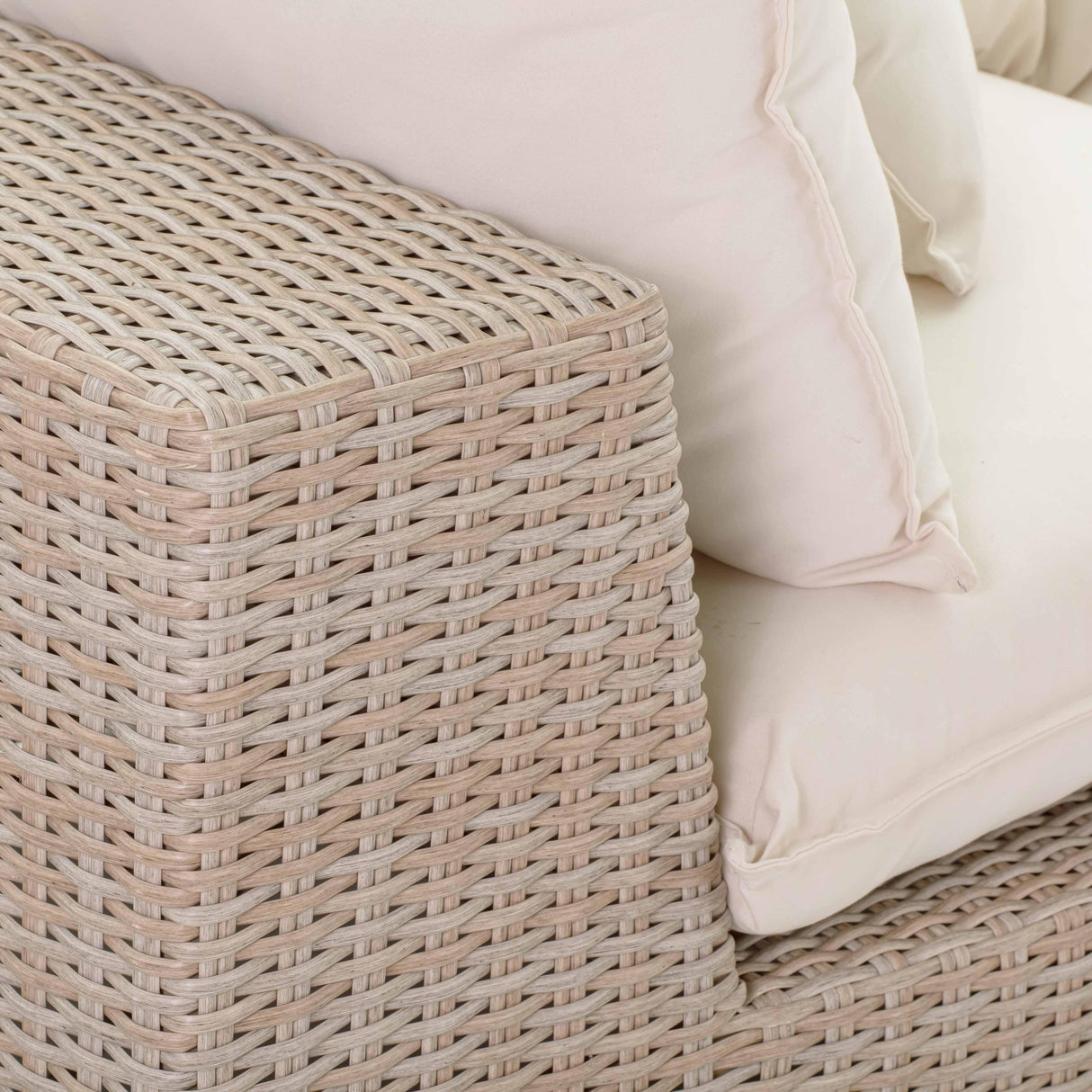 Cali Natural Wicker Outdoor Modular Loveseat by TOV Furniture at Eve Furniture