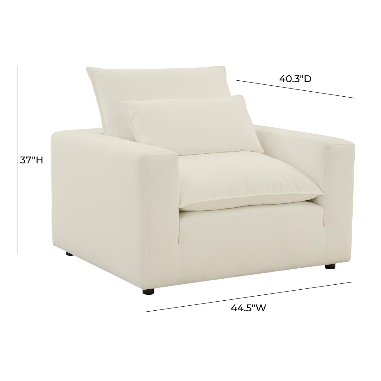 Cali Performance Fabric Armchair by TOV Furniture at Eve Furniture