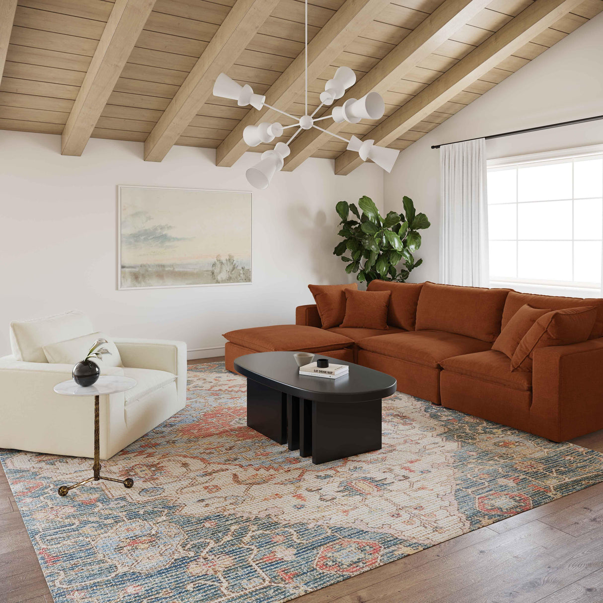 Cali Performance Fabric Modular 4-Piece Sectional by TOV Furniture at Eve Furniture