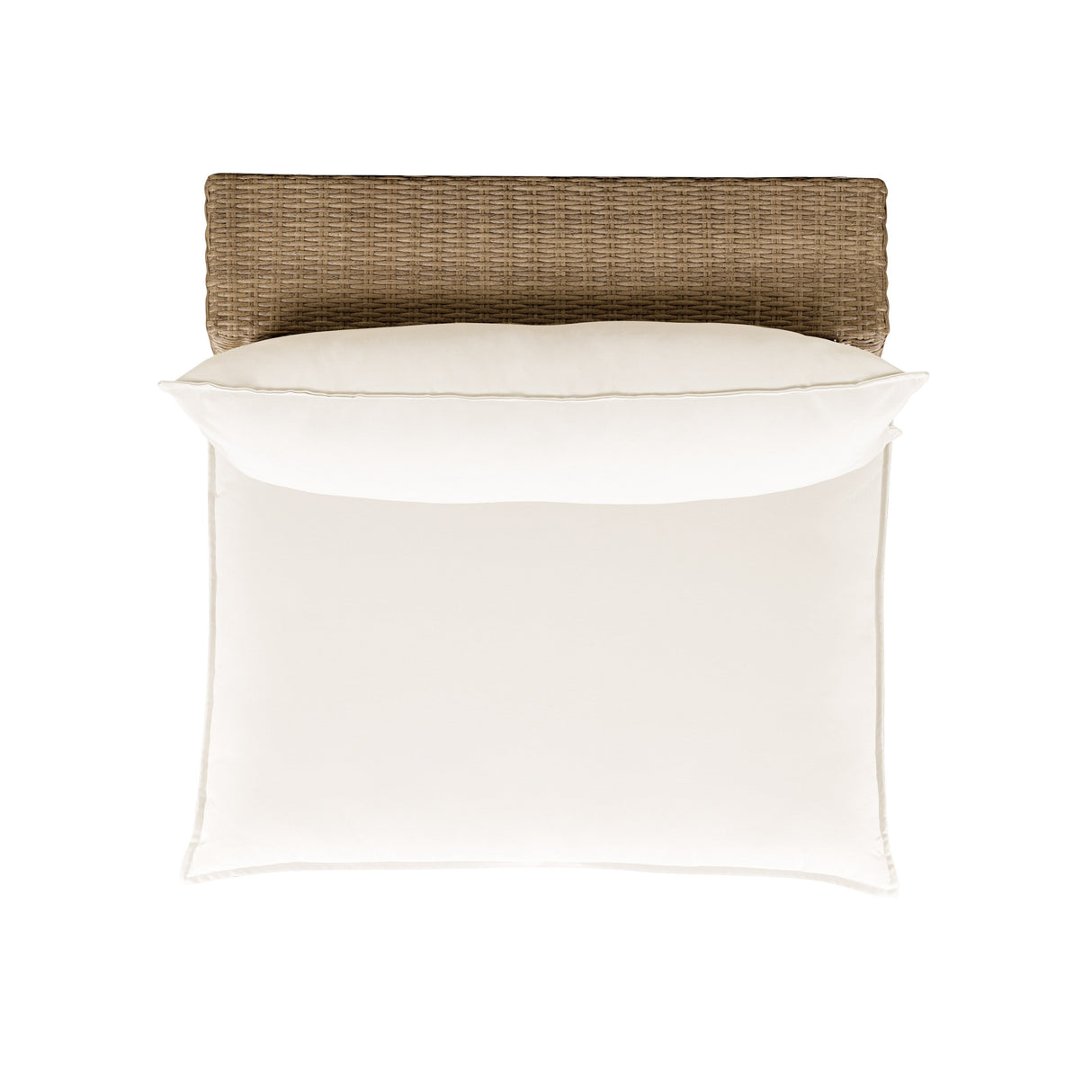Cali Performance Fabric & Wicker Outdoor Armless Chair by TOV Furniture at Eve Furniture