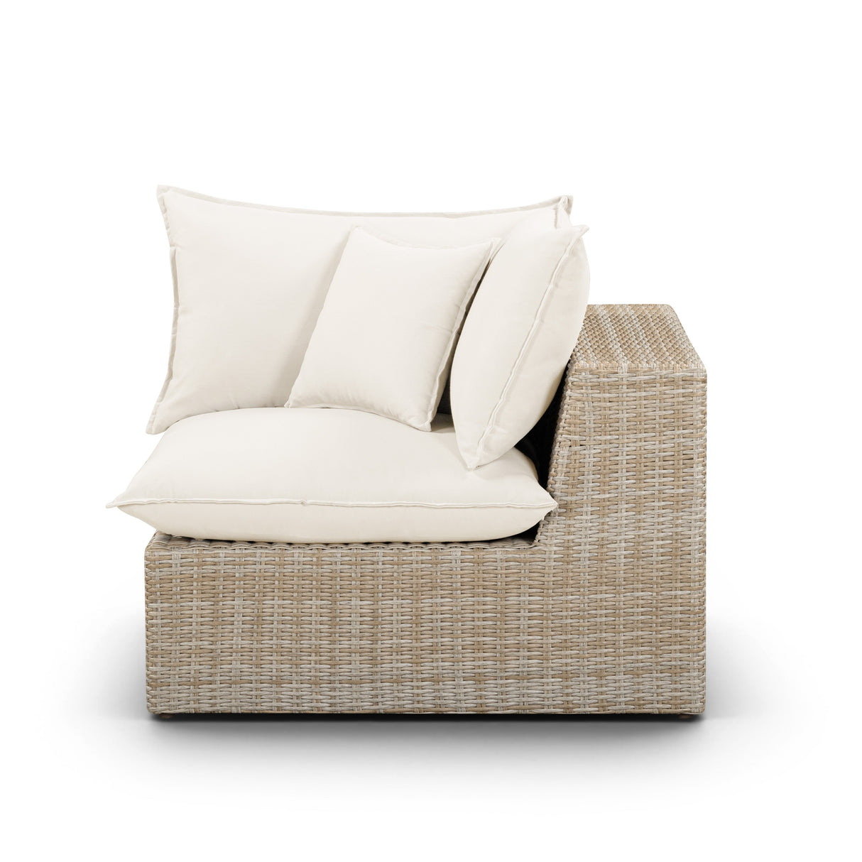 Cali Performance Fabric & Wicker Outdoor Corner Chair by TOV Furniture at Eve Furniture