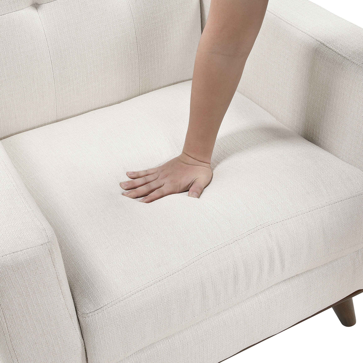 Caliber Beige Double Reclining Sofa by Homelegance at Eve Furniture