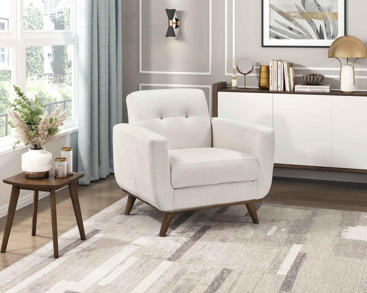 Caliber Beige Double Reclining Sofa by Homelegance at Eve Furniture