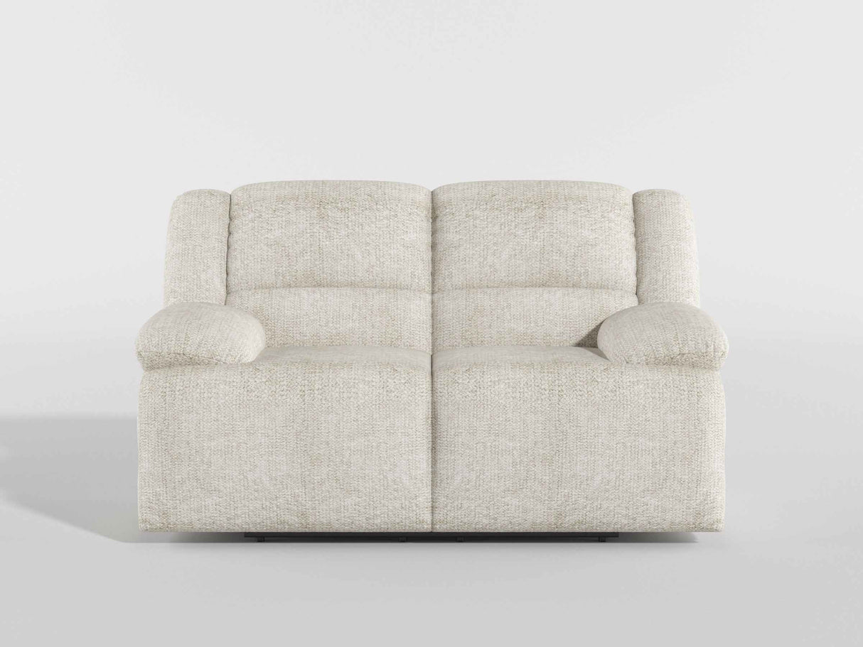 Caliber Beige Power Double Reclining Loveseat by Homelegance at Eve Furniture