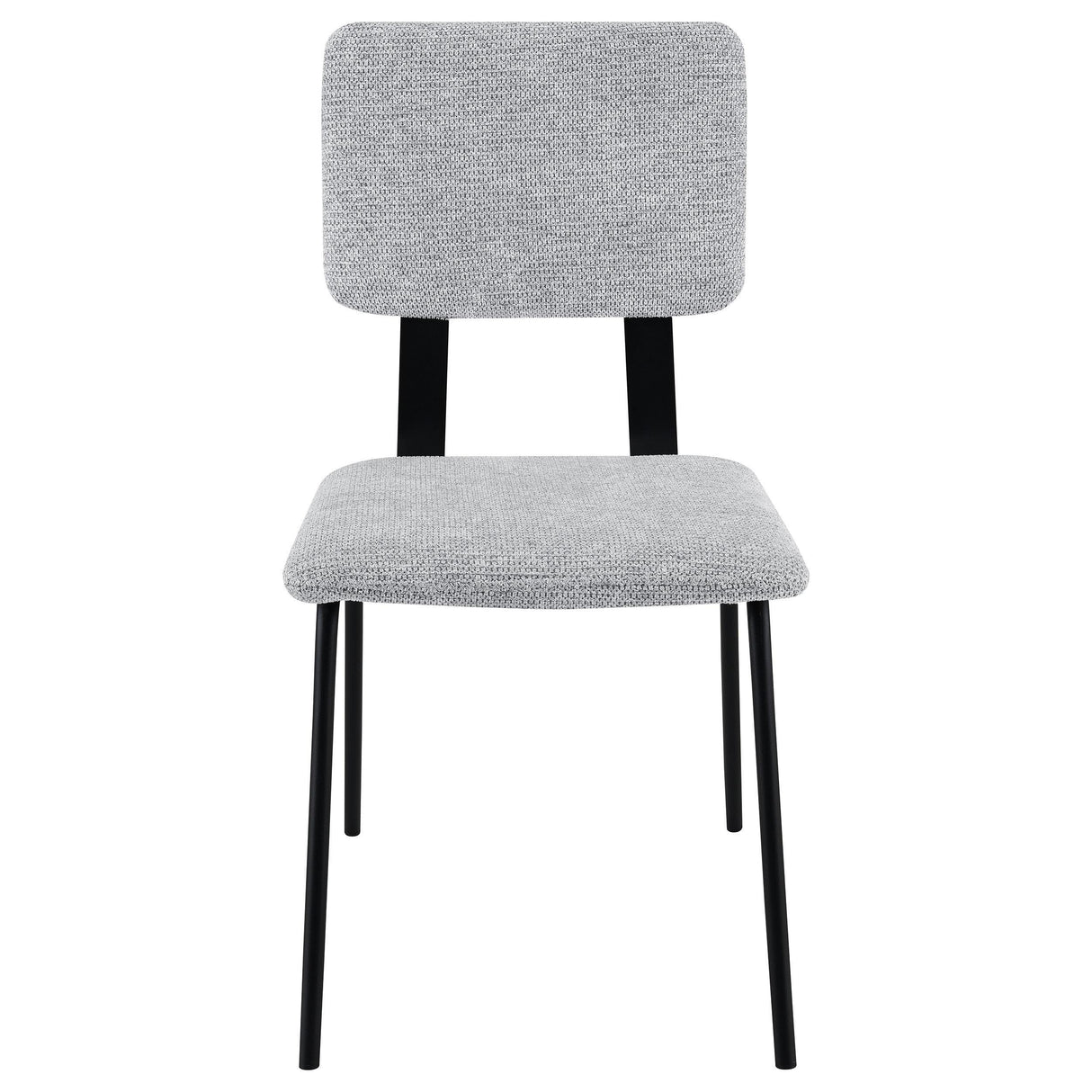 Calla Fabric Upholstered Dining Side Chair Grey (Set of 2) by Coaster at Eve Furniture