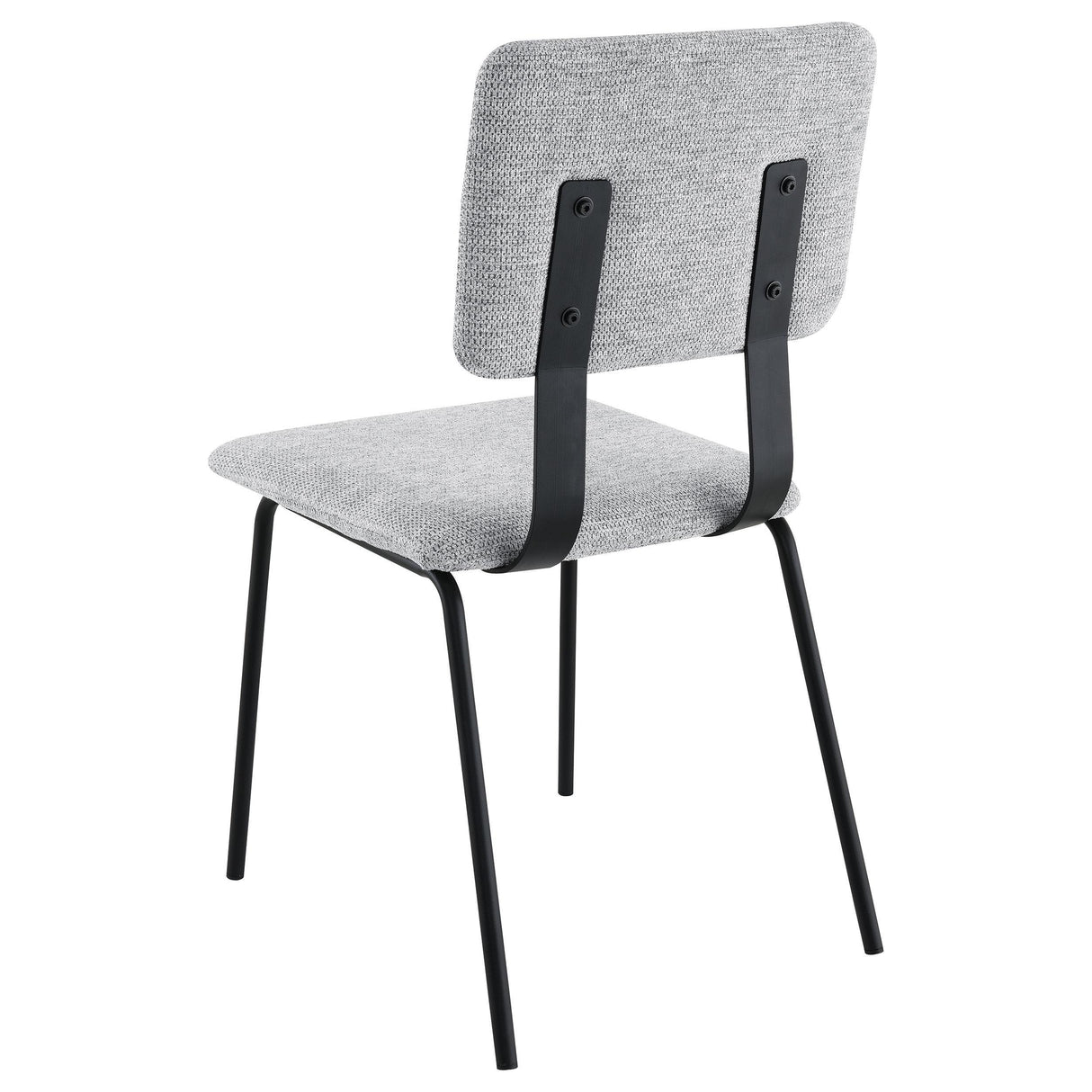 Calla Fabric Upholstered Dining Side Chair Grey (Set of 2) by Coaster at Eve Furniture