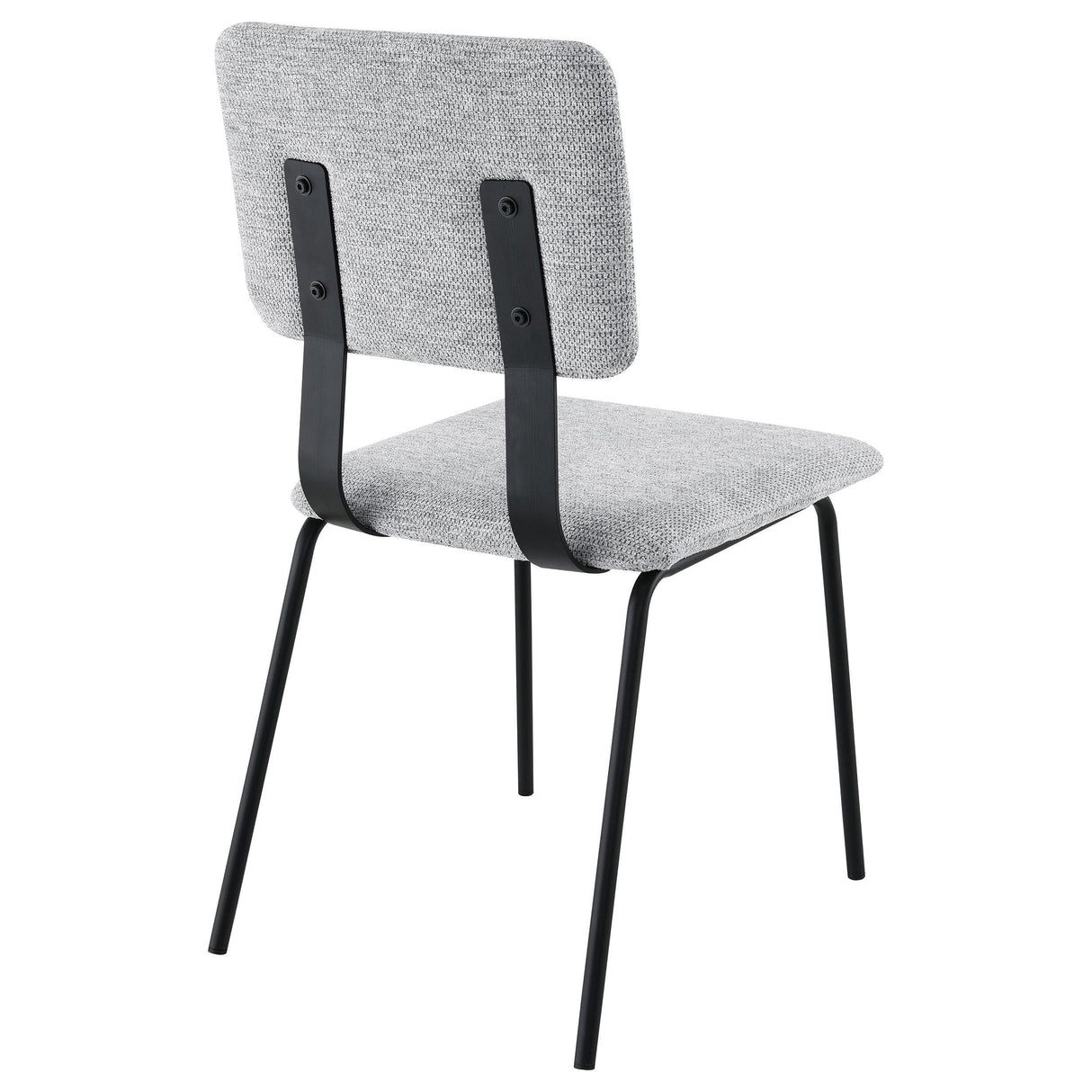 Calla Fabric Upholstered Dining Side Chair Grey (Set of 2) by Coaster at Eve Furniture