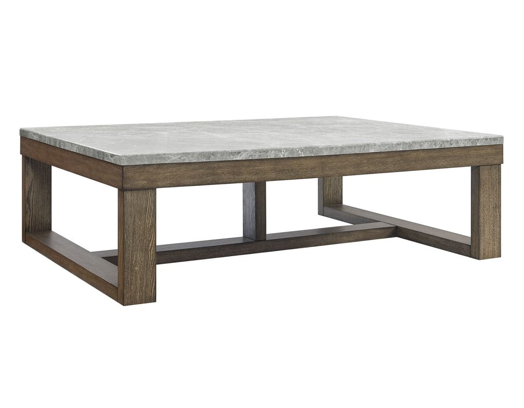Calla Gray Marble Top Cocktail Table by Steve Silver at Eve Furniture