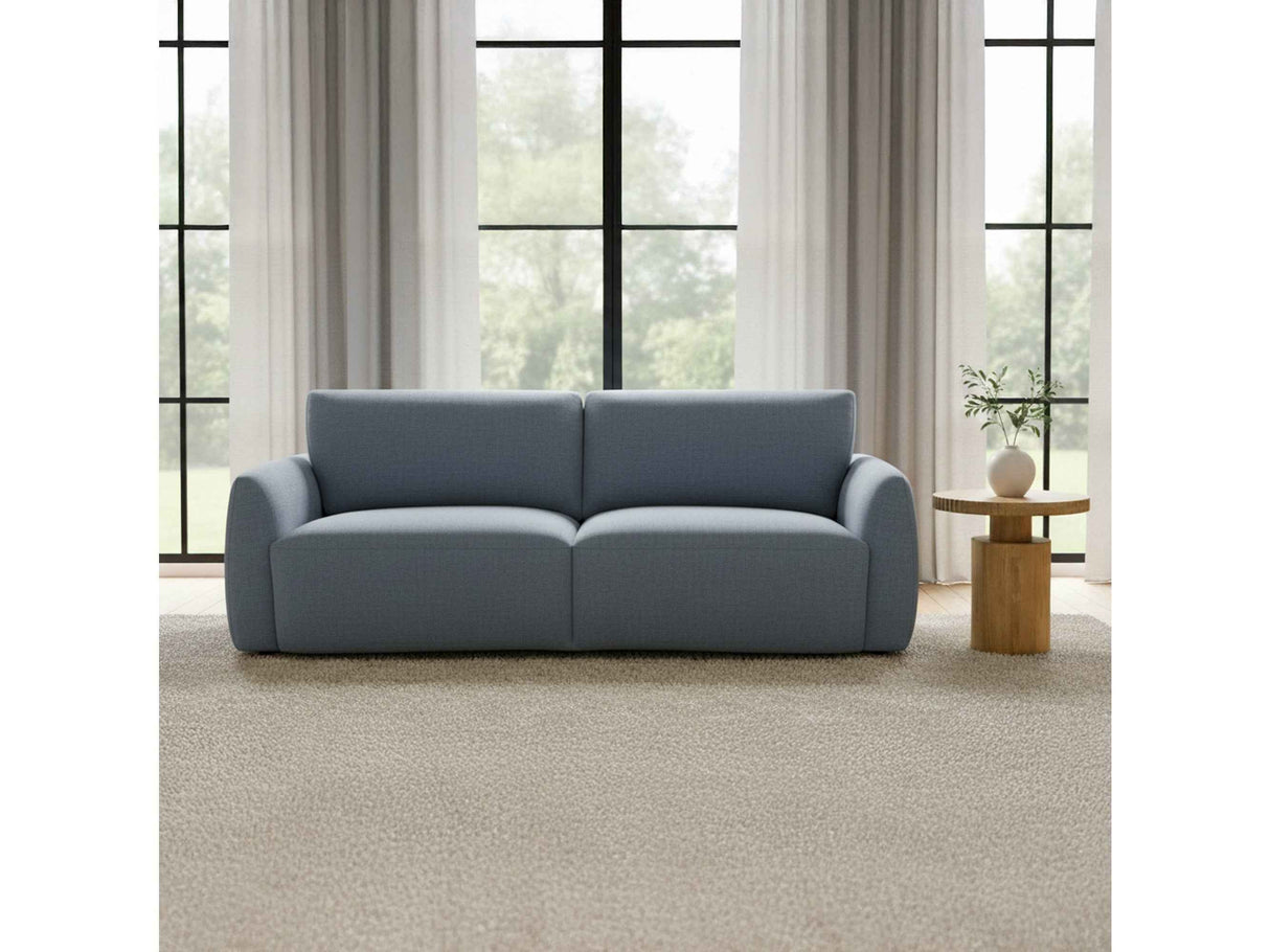 Callie Slate Blue 91" Sofa by Moe's Home at Eve Furniture