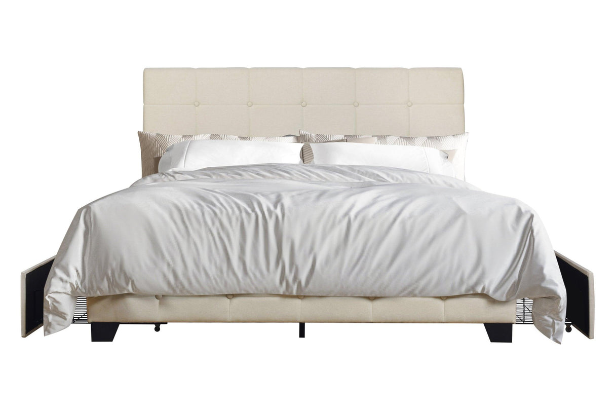 Calm Cabin Beige King Bed by Happy Homes at Eve Furniture
