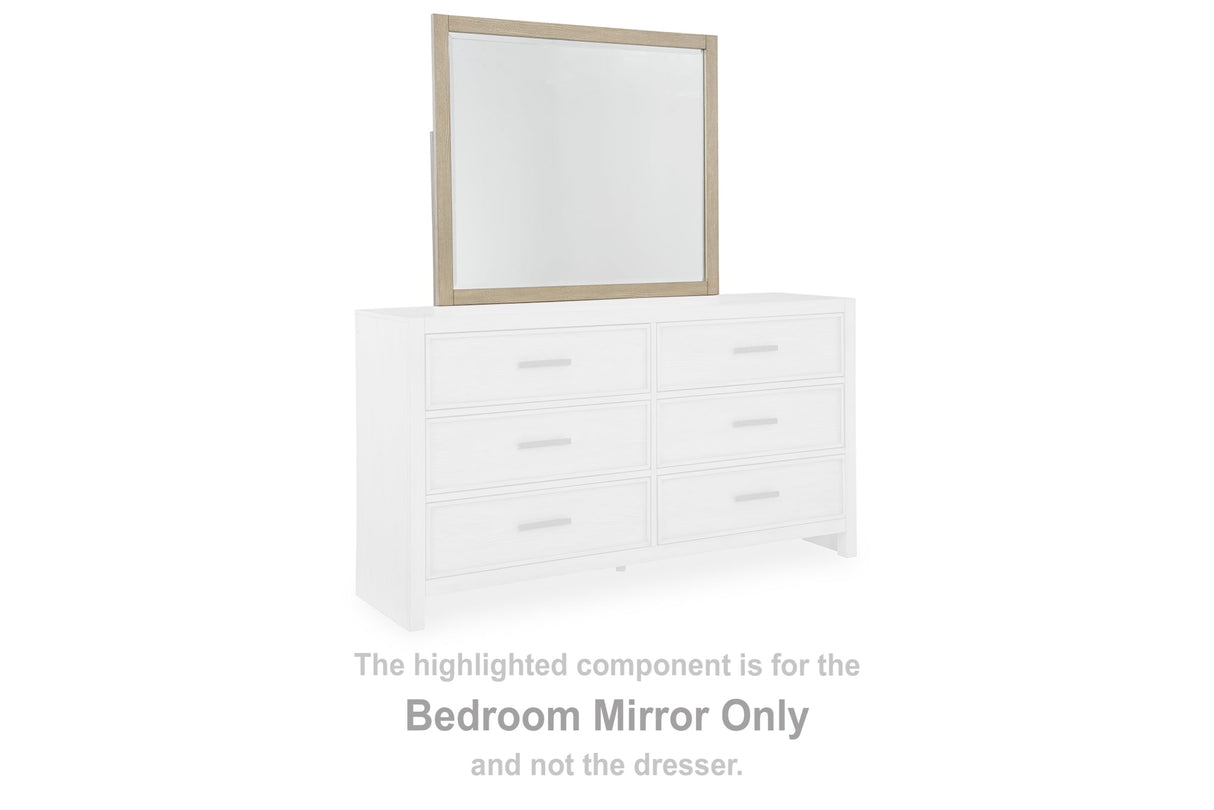 Calmoro Gray Bedroom Mirror by Ashley at Eve Furniture