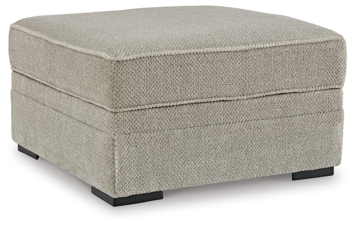 Calnita Sisal Ottoman With Storage by Ashley at Eve Furniture