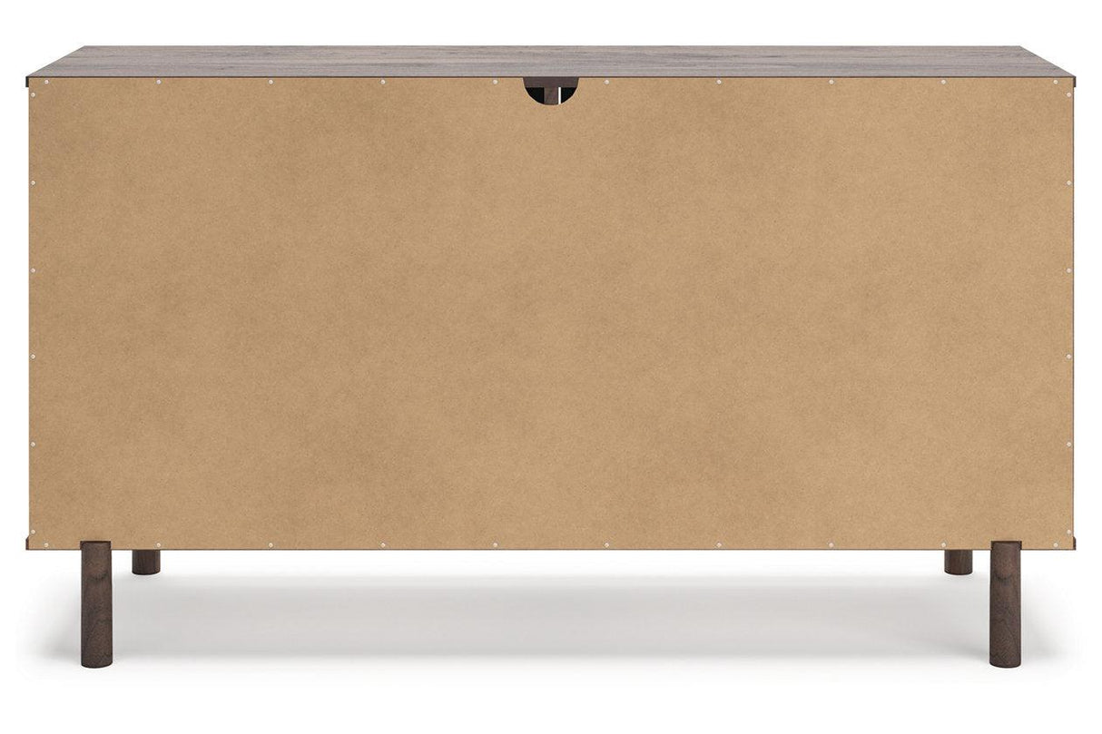 Calverson Mocha Dresser by Ashley at Eve Furniture