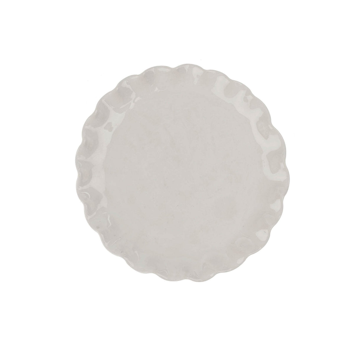 Calypso Scalloped Dessert Plate, Set of 4 by Mercana at Eve Furniture