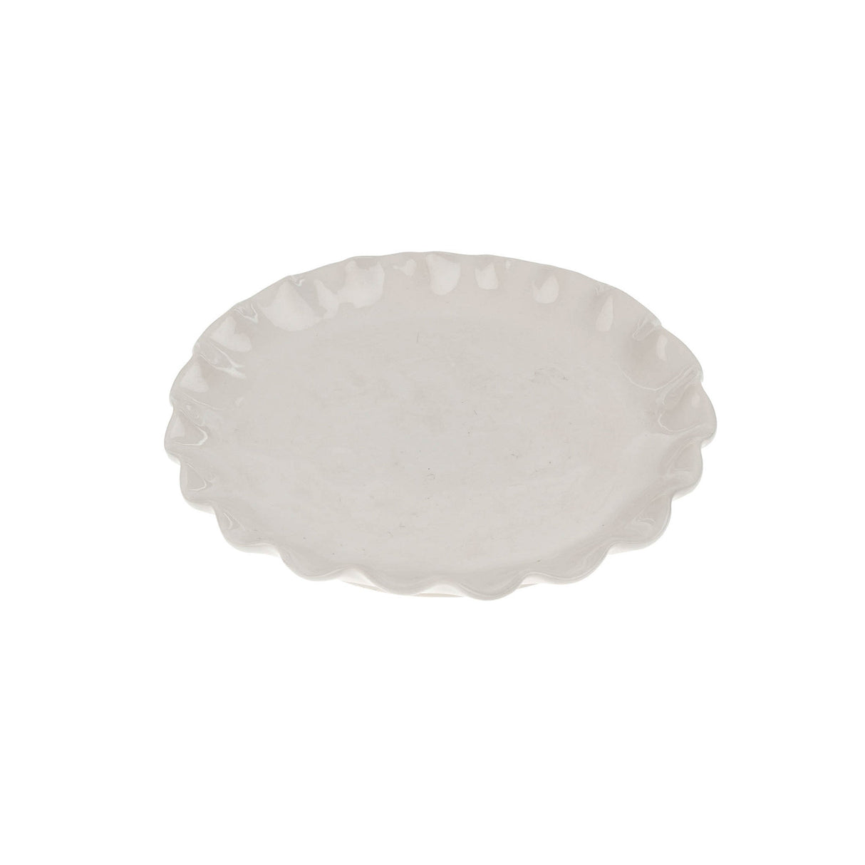 Calypso Scalloped Dessert Plate, Set of 4 by Mercana at Eve Furniture