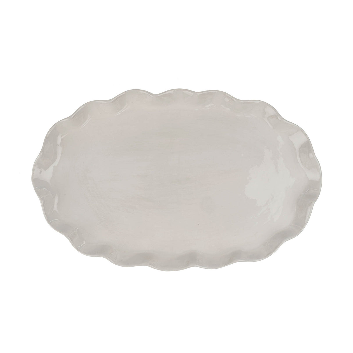Calypso Scalloped Platter L, Set of 2 by Mercana at Eve Furniture