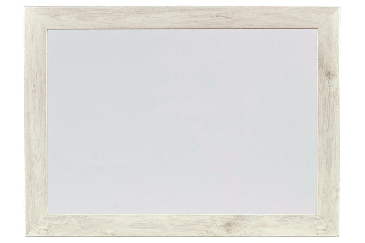 Cambeck Whitewash Bedroom Mirror (Mirror Only) by Ashley at Eve Furniture