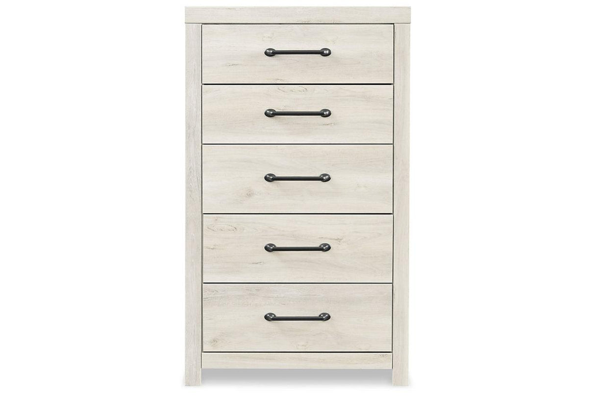 Cambeck Whitewash Chest of Drawers by Ashley at Eve Furniture