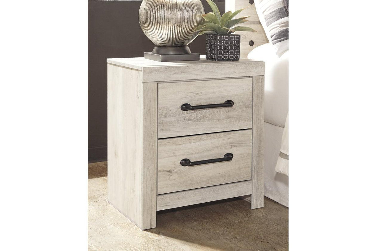 Cambeck Whitewash Nightstand by Ashley at Eve Furniture
