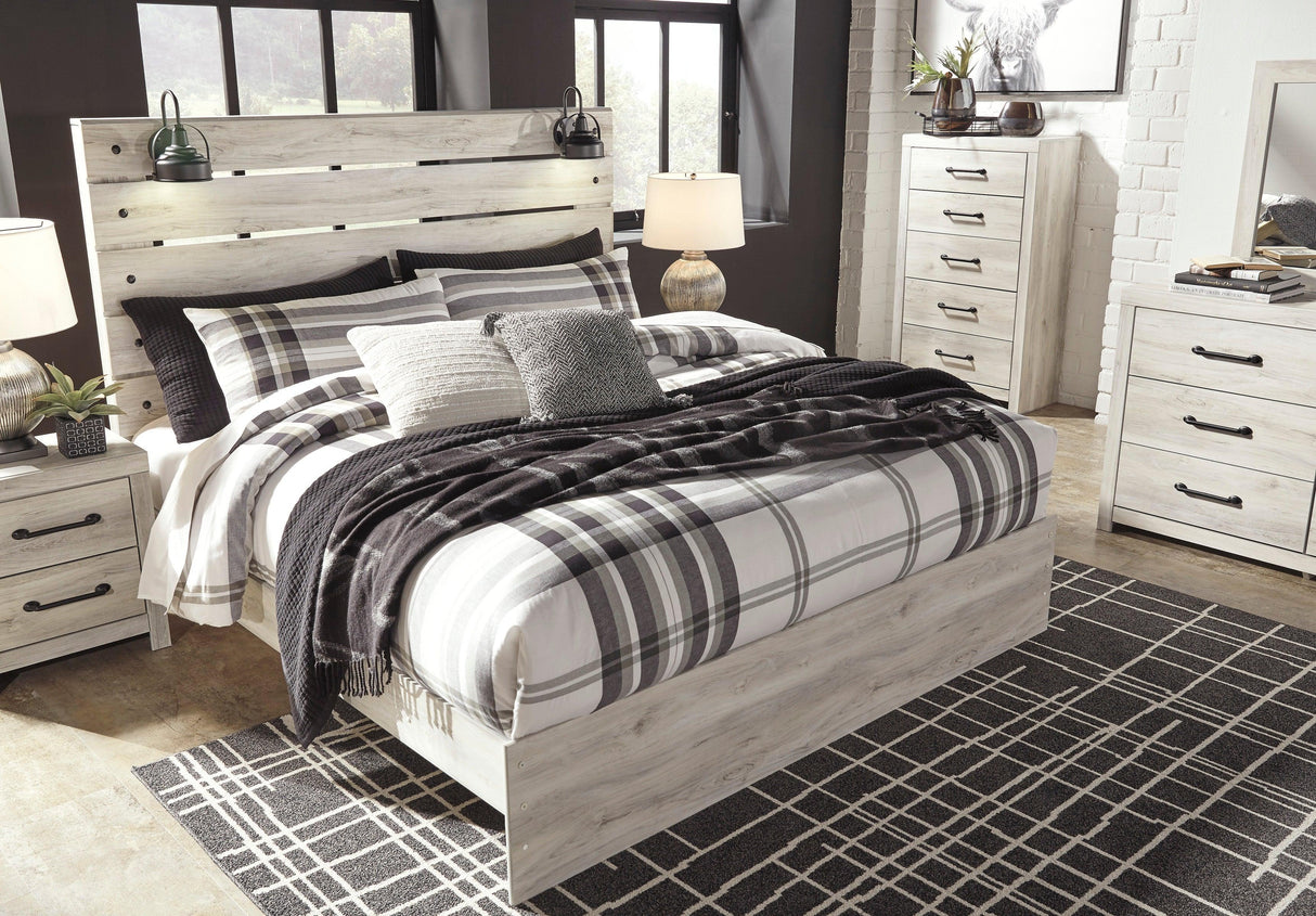 Cambeck Whitewash Panel Bedroom Set by Ashley at Eve Furniture