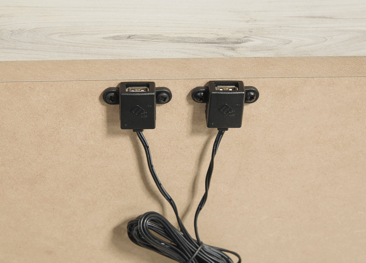 Cambeck Whitewash Storage Youth Platform Bedroom Set with 4 Drawers by Ashley at Eve Furniture