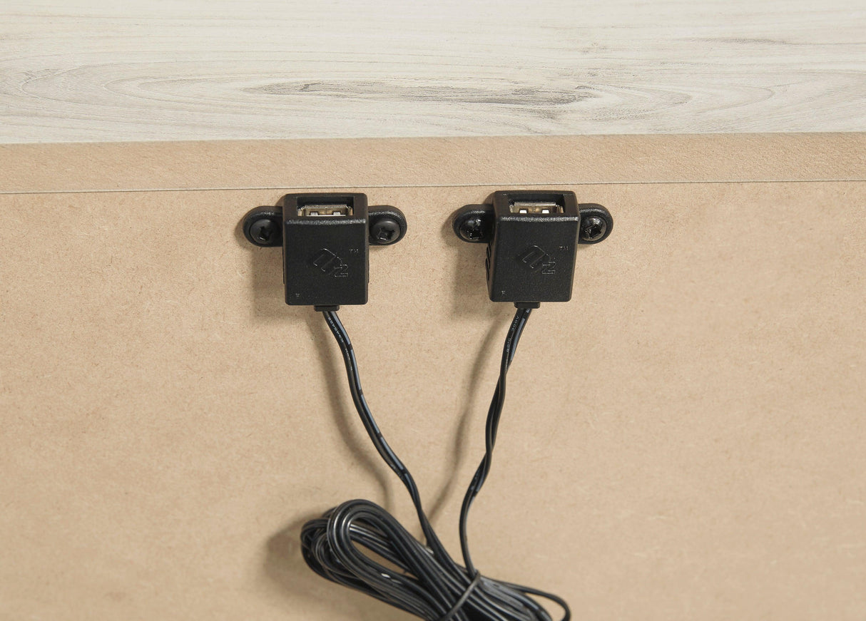 Cambeck Whitewash Panel Bedroom Set by Ashley at Eve Furniture