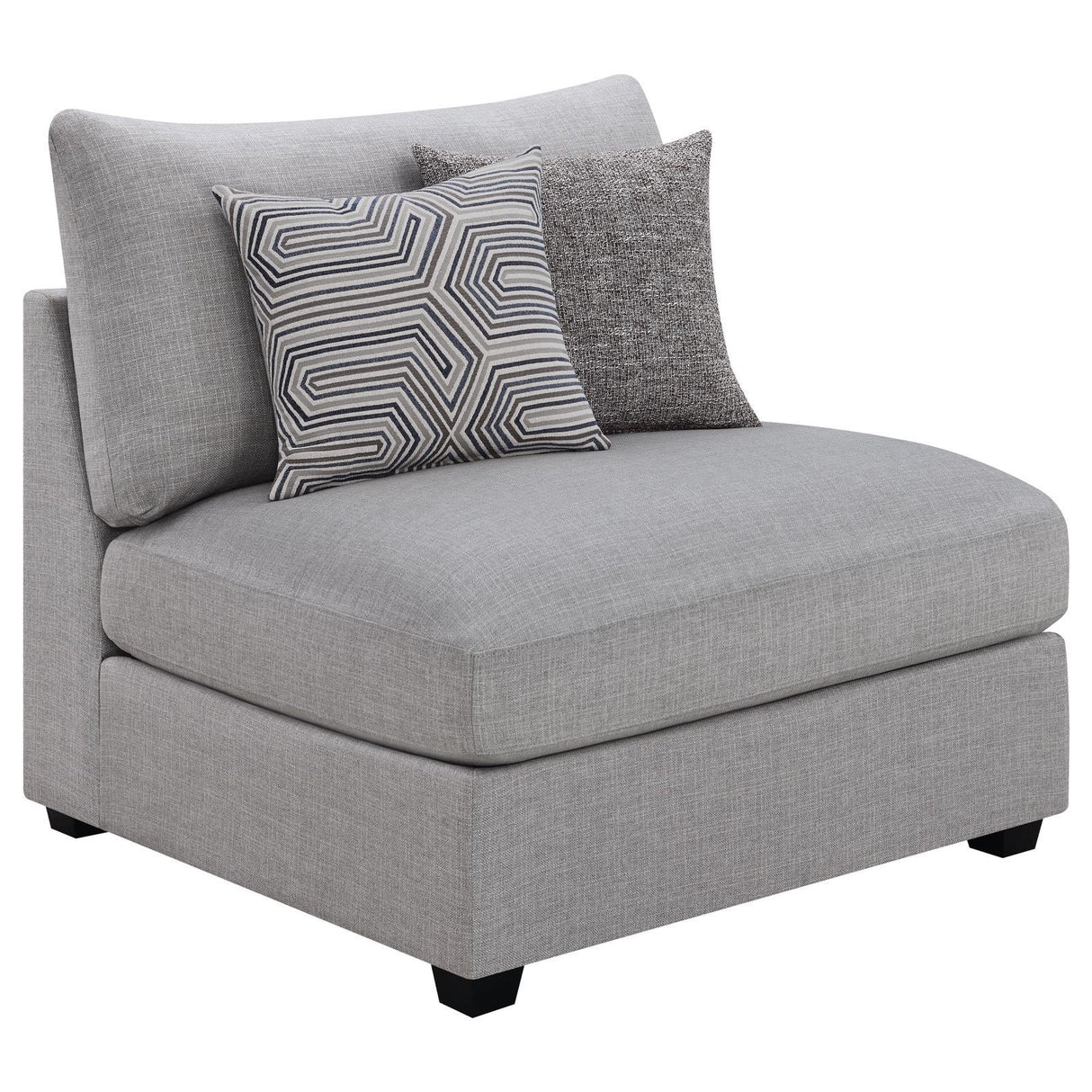 Cambria Grey 5-Piece Upholstered Modular Sectional by Coaster at Eve Furniture