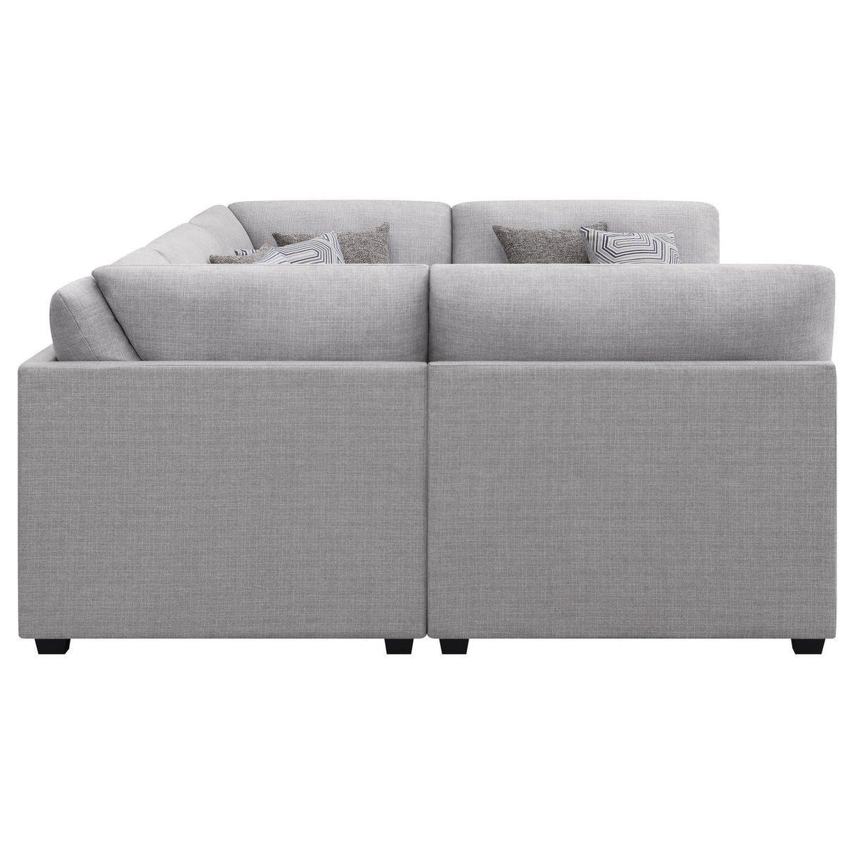 Cambria Grey 6-piece Upholstered Modular Sectional by Coaster at Eve Furniture