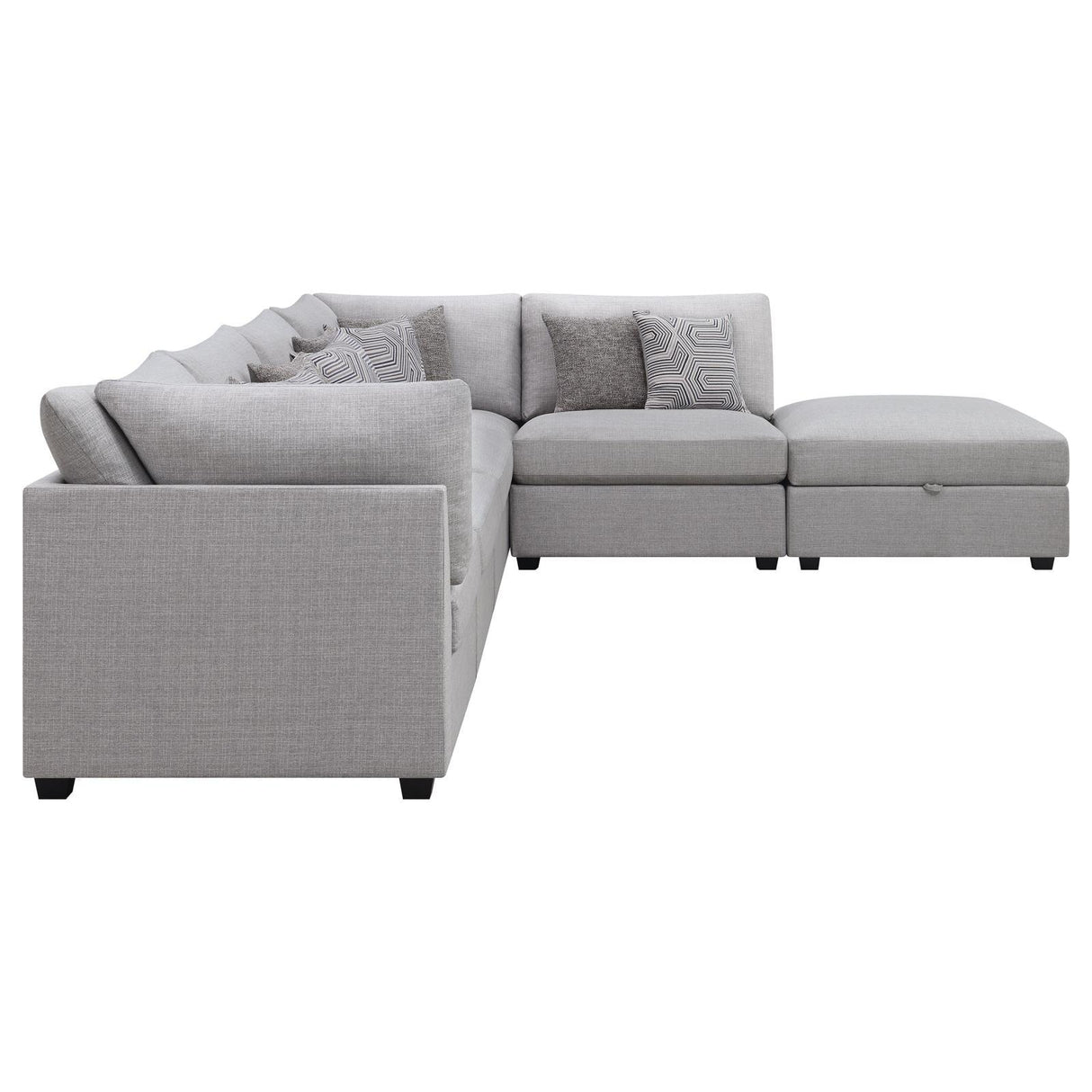 Cambria Grey 6-piece Upholstered Modular Sectional by Coaster at Eve Furniture
