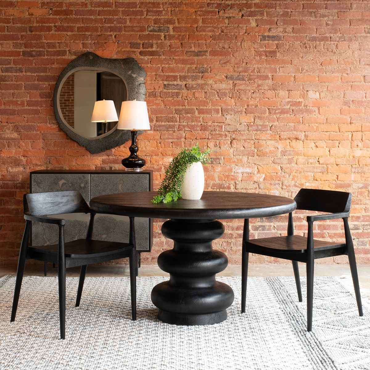 Cambridge 24" Dining Chair in Black by Home Trends & Design at Eve Furniture