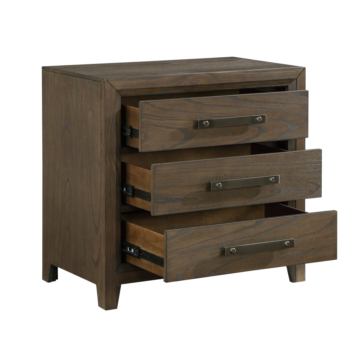 Cambridge Dark Walnut Nightstand by Homelegance at Eve Furniture