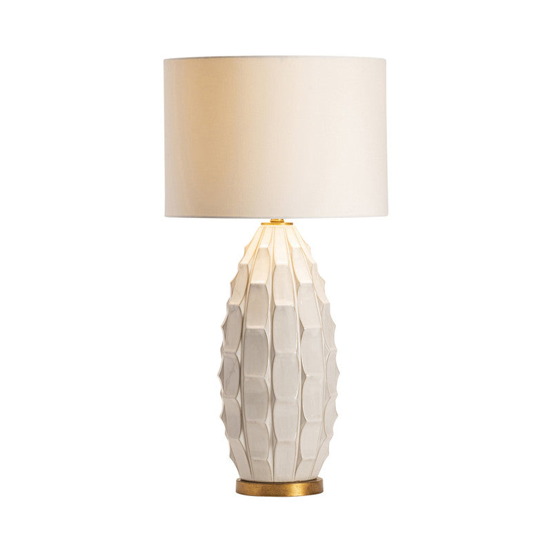 Cambridge White Table Lamp by Crestview at Eve Furniture