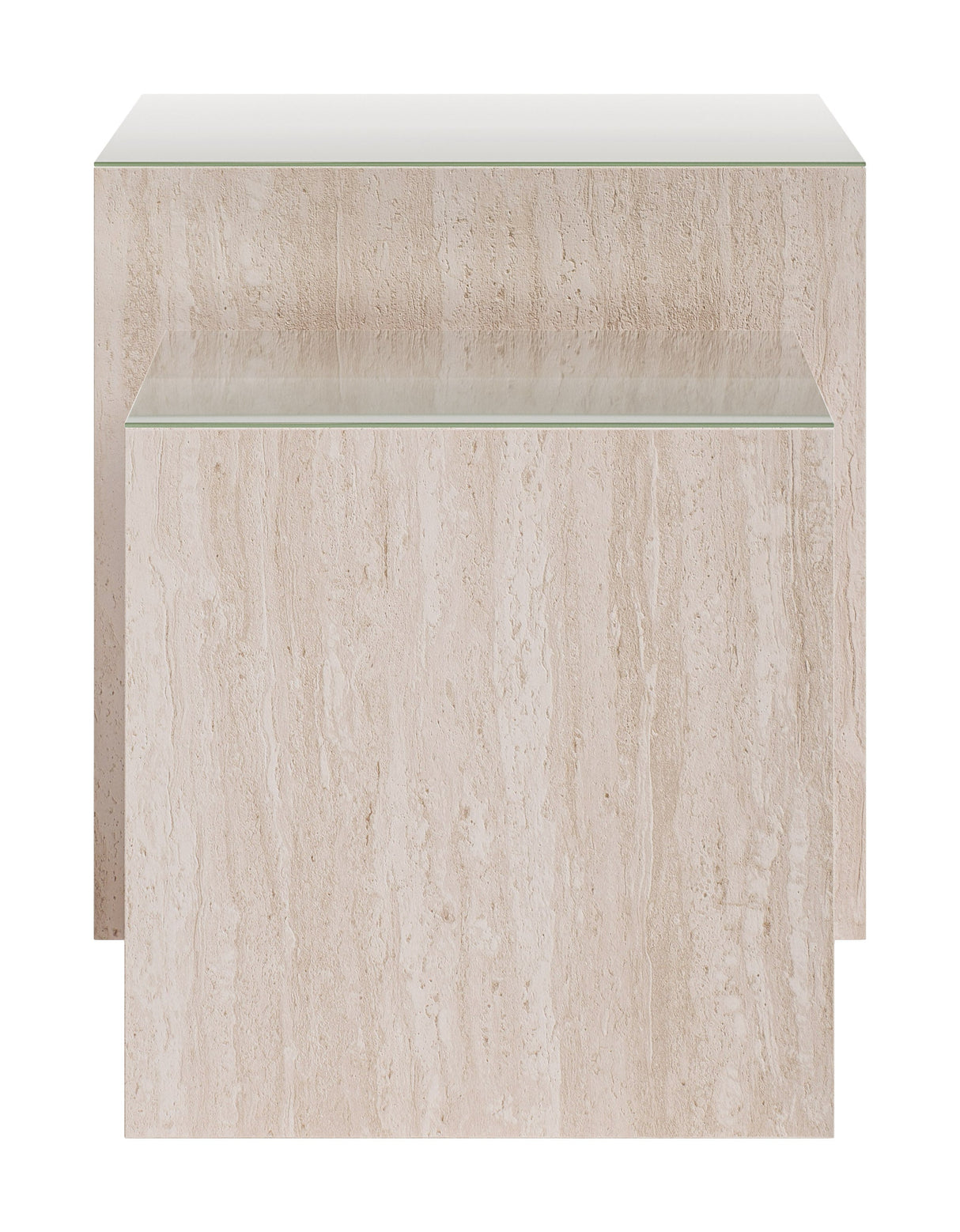 Cambro Stone Beige Coffee Table Set (2-Piece) by Zuomod at Eve Furniture