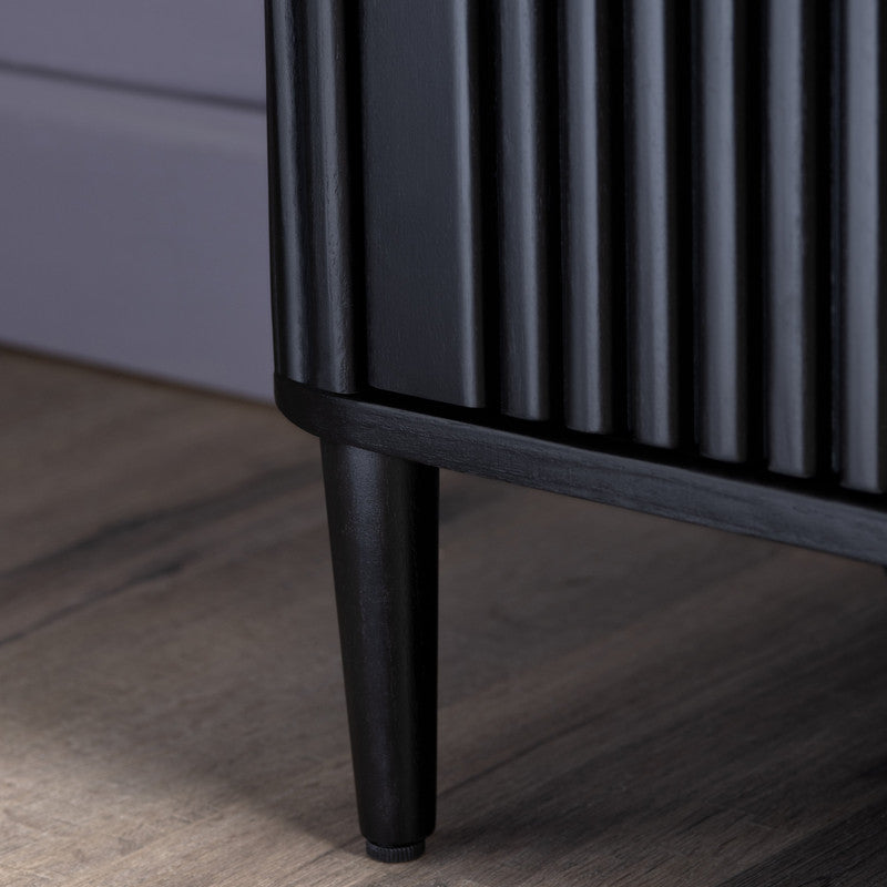 Camden Black Two Door Cabinet by Crestview at Eve Furniture