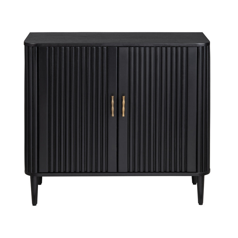 Camden Black Two Door Cabinet by Crestview at Eve Furniture